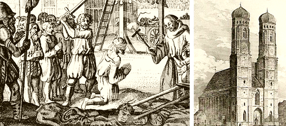 Hinrichtung v Protestanten im 16.Jhdt